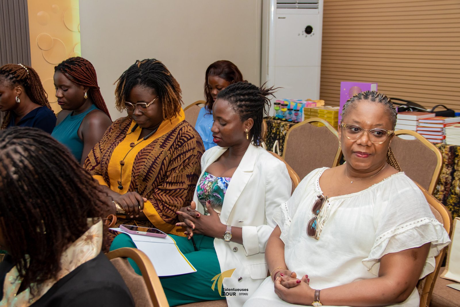 Participantes en atelier pendant la Talentueuses Tour